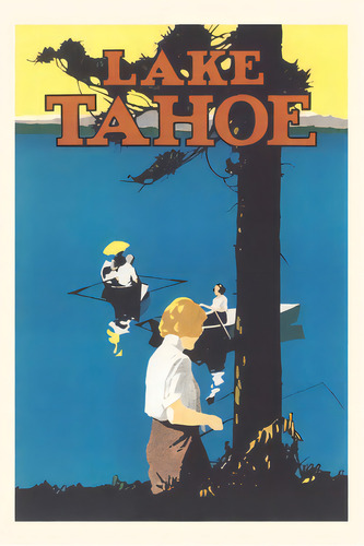 Vintage Journal Lake Tahoe Poster, De Found Image Press. Editorial Found Image Pr, Tapa Blanda En Inglés