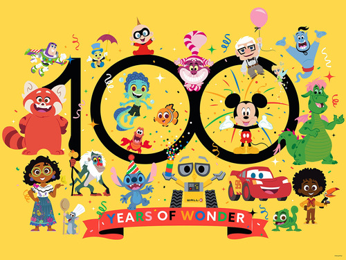 Ceaco - 100 Aniversario De Disney - 100 Años De Maravilla .