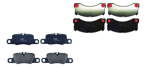 Set Balatas Bajos Metales Tras + Del Trw 3.6l V6 2013 - 2014