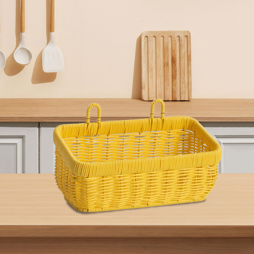 Cesta Tejida, Cesta Decorativa, Cestas De Toallas Amarillo