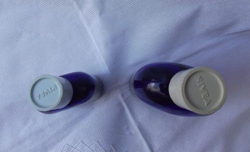 Par De Envases Antiguos De Aceite Nivea (Usado)