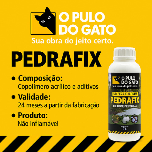 Fixador De Pedras Soltas 1l -pulo Dogato Pedra Fix Argamassa