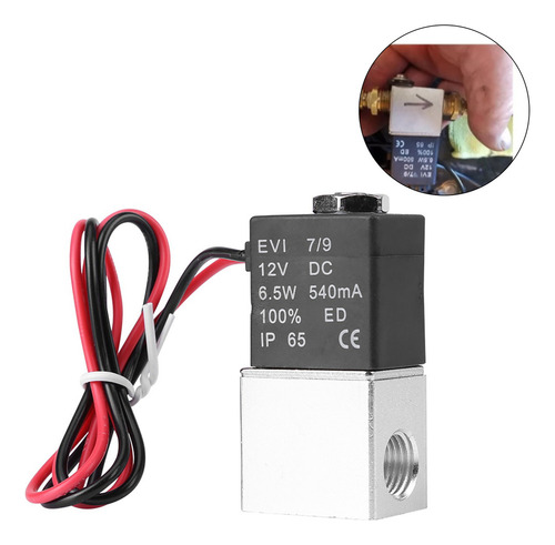 . Electroválvula Normalmente Cerrada De 2 Vías Dc 12v 1/4in
