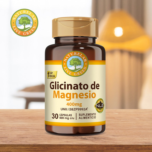Glicinato De Magnesio® 30 Cápsulas Dormir Mejor Y Relajación