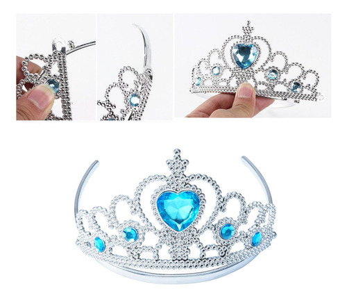 Peluca De Princesa Elsa Yosbabe Frozen Elsa Con Collar De Ti