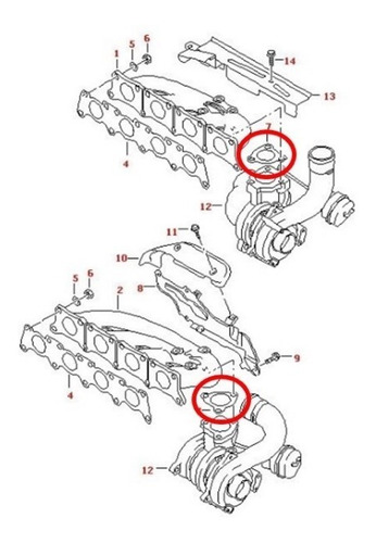 Empaque Base Turbo Volkswgen Jetta 1.8t-audi-skoda