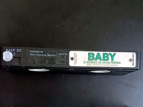 Vhs Original Legendado Baby O Segredo Da Lenda Perdida (Usado)