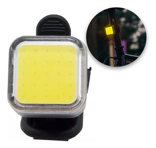 Luz Recargable Usb Delantera Running Segura Bici 120 Lumens