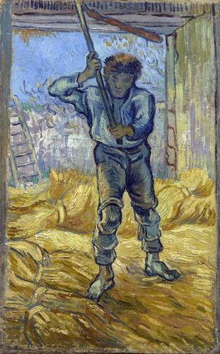 Lienzo Canvas Arte El Trillador Vincent Van Gogh 80x50