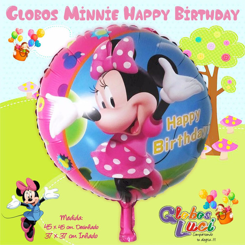 Globos Metalicos Mickey & Minnie Variados