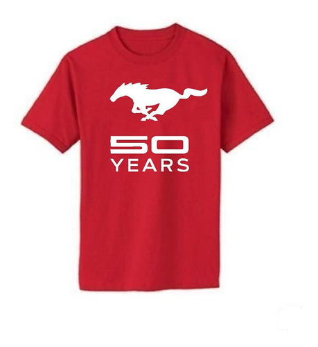 Playera Mustang 50 Años Ford Aniversario 