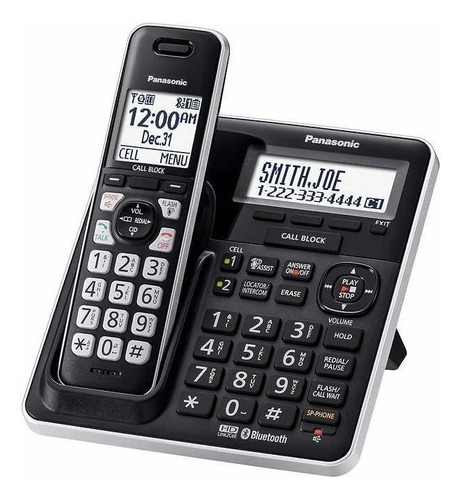 Telefone S/fio Panasonic Kxtg-985sk  5 Bases - Bluetooth