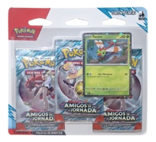 Pokémon Tcg Cx Com 12 Blister Triplo Ev9 Amigos De Jornada Português