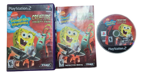 Spongebob Squarepants Creature From The Krusty Krab Ps2 (Reacondicionado)