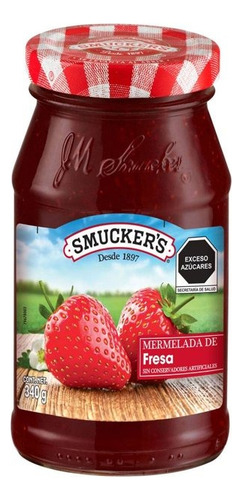 Mermelada De Fresa Smucker's 340 G