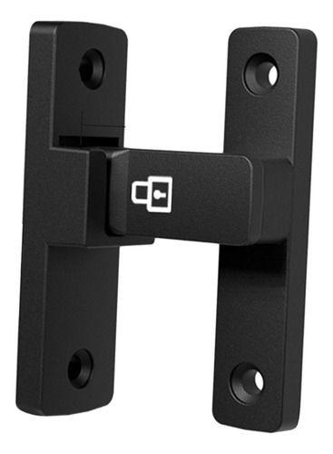 2 Cerradura De Puerta De Seguridad De Metal Con Negro