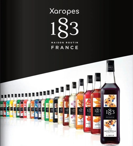 Xarope Soda Italiana 1883 Maison Routin Frances 47 Sabores 