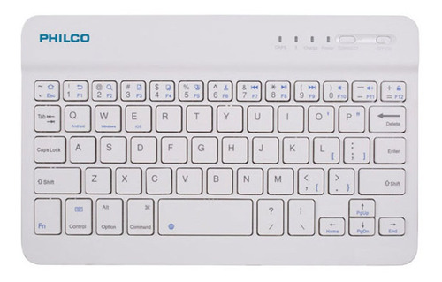 Mini Teclado Philco 7 PuLG Bluetooth Pc Android Ios Bk701