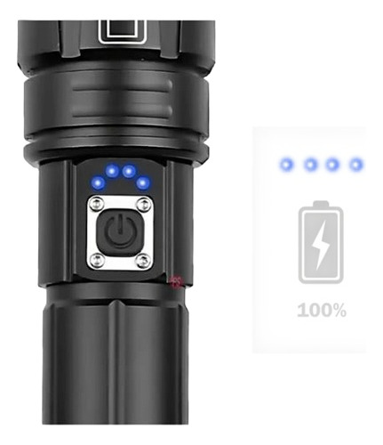 Linterna Tecnolab Led Zoom Telescópico Tl543