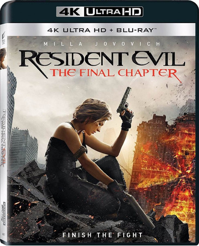 4K Ultra HD + Blu-ray Resident Evil The Final Chapter / Resident Evil 6 El Capitulo Final