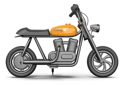 Moto Eléctrica Infantil Hyper Gogo Pioneer 12 Básica Color Naranja