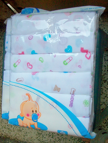 Pañales Curity De Tela Estampados Y Lanita