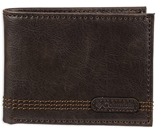 Columbia Cartera Para Hombre Bloqueo 100% Rfid Slimfold  Log