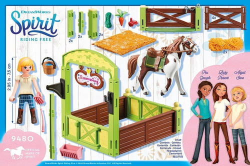 Playmobil Spirit 9480 - Establo Abigail Y Bumeran - Intek Pr