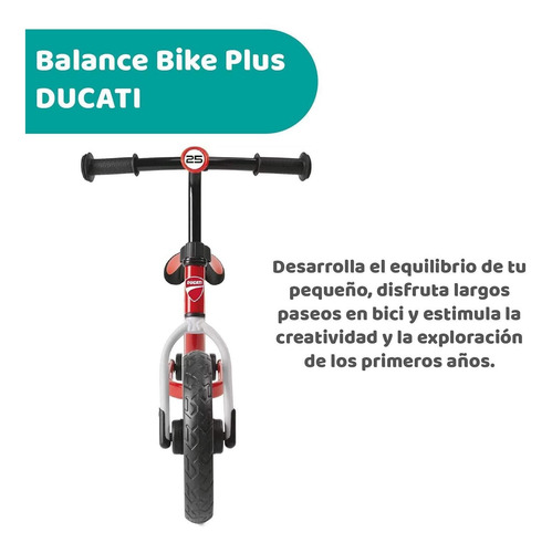 Imagen 2 de 7 de Chicco Juguetes Montables Balance Bike Plus Ducati