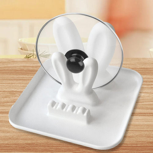 Reposacucharas Con Soporte Para Tapa De Olla Reposacucharas