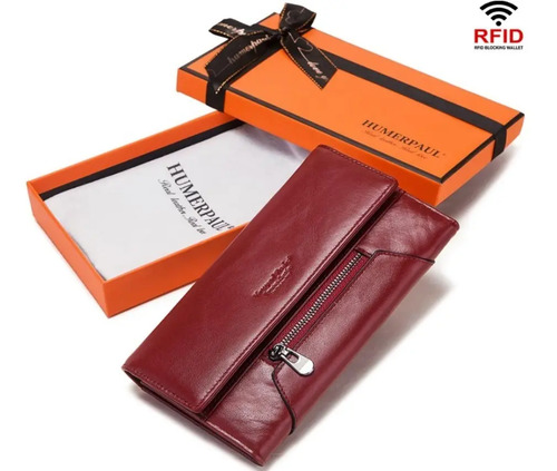 Billetera Para Mujer Cuero Genuino En Caja Original | Cuotas sin interés