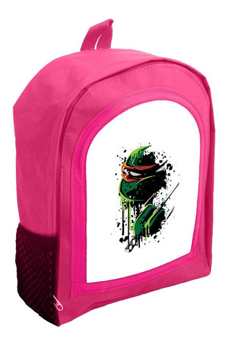 Mochila Infantil Rosa Nena Nene Tortugas Ninjas R33