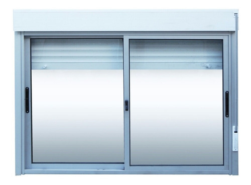 Ventanas Aluminio Corrediza Cortina De Enrollar 150 X 120