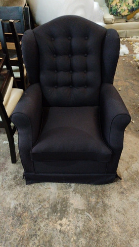 Sillones Berger Botones Fija O Mecedora Rustica O Eco Cuero