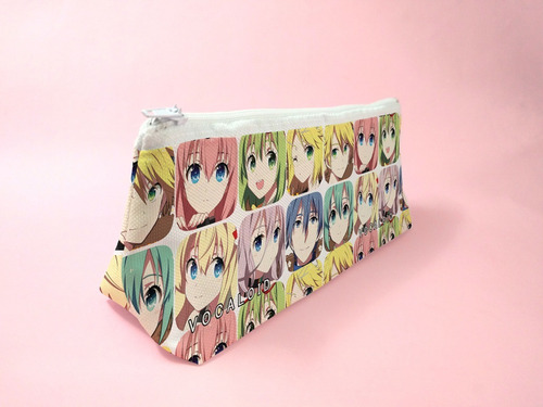 Cartuchera Triangular De Anime De Vocaloid Miku Hatsune