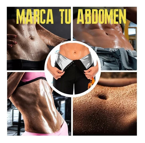 De Faja Short Quema Grasa Reduce Abdomen Deportivo Gym 501