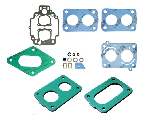 Kit Jogo Juntas Completo Com Baquelites Carburador Tldz 495