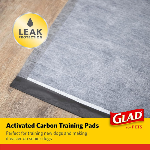 Almohadillas Para Cachorros Glad For Pets, Color Negro Ca...