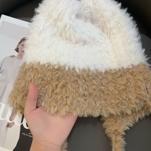 Gorro De Punto Con Orejeras De Felpa Cálido Para Invierno Co