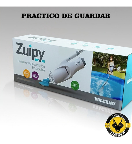 Imagen 5 de 10 de Limpiafondo Pelopincho Automático Filtro Recargable Vulcano