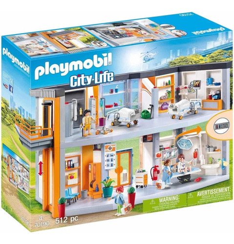 Playmobil Gran Hospital Multicolor 70190 Nuevo!