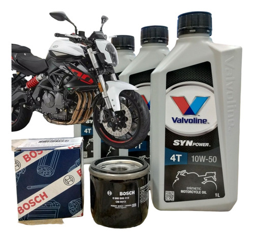 Kit Service Benelli 600i+valvoline Sintético+filtro Bosch 