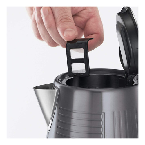 Imagen 4 de 5 de Russell Hobbs Hervidor De Agua Eléctrico Geo Steel
