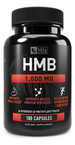 Véla Cápsulas Hmb (hidroximetilbutirato) 1,000 Mg | B-hid.