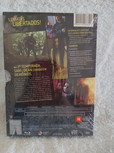 Supernatural 7a Temporada Completa Box Blu-ray Lacrado