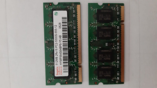 Memoria Ram Dimm 512mb 2rx16 Pc2-5300s-555-12