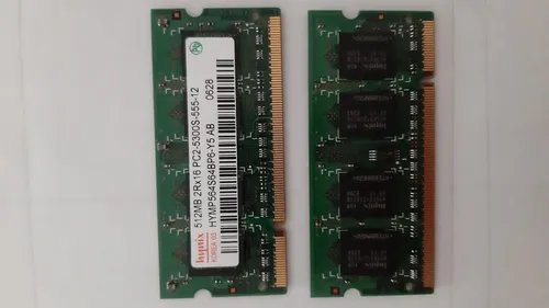 Memoria Ram Dimm 512mb 2rx16 Pc2-5300s-555-12 (Usado)