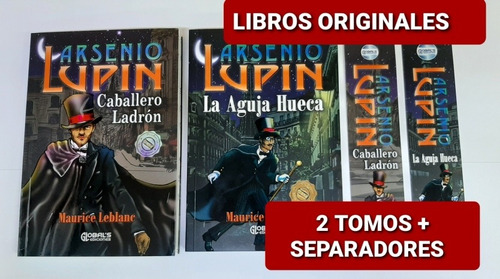 Arsenio Lupin 2 Tomos . Caballero Y Ladrón - La Aguja Hueca