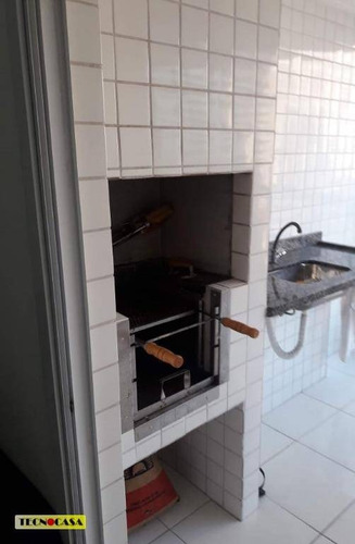 Excelente Apartamento Com 02 Dormitórios Para Venda Com 92 M² No Bairro Vila Tupi Em Praia Grande/sp. - Ap6473