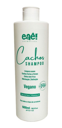Eae Cosméticos Shampoo Cachos Com Vitamina A 500ml